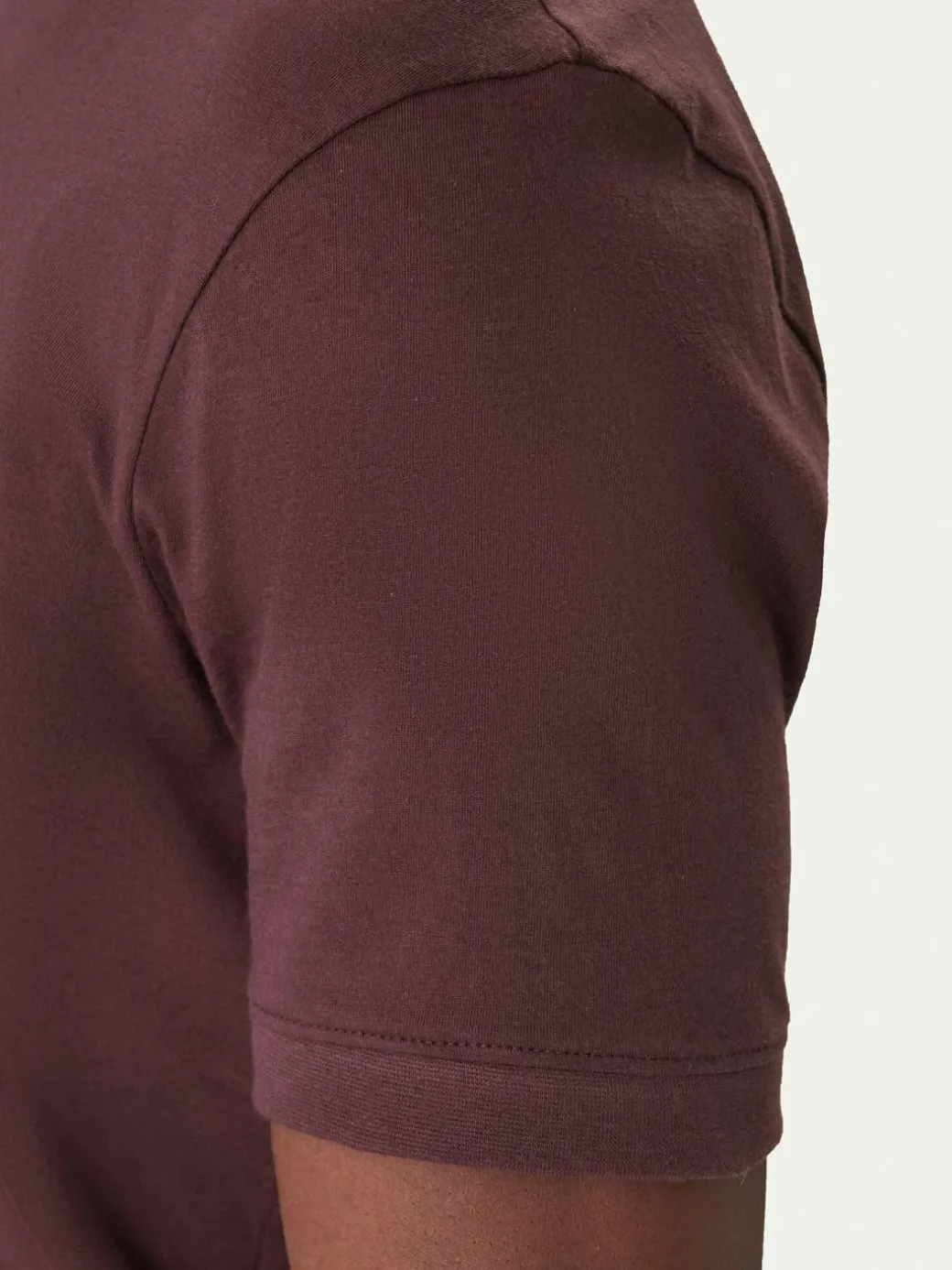 T-shirt Diragolino 50447978 Bordeaux Regular Fit