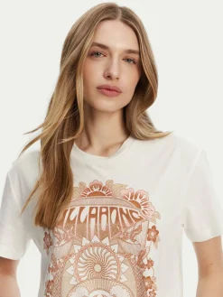 T-shirt EBJZT00424 Bianco Relaxed Fit