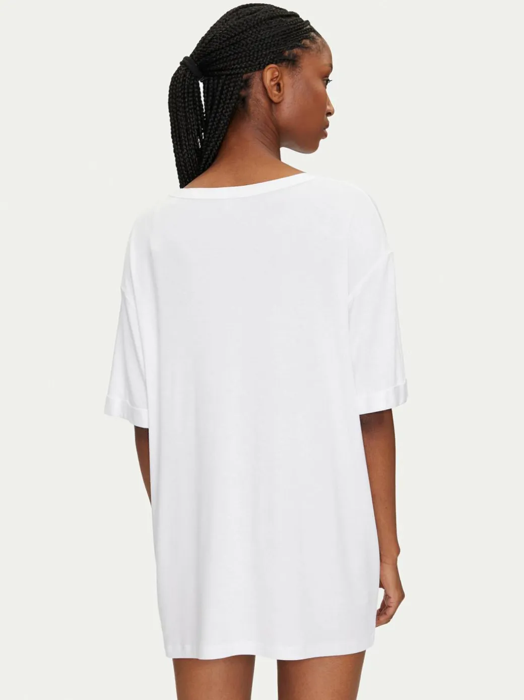 T-shirt E5GI07 K68D2 Bianco Regular Fit