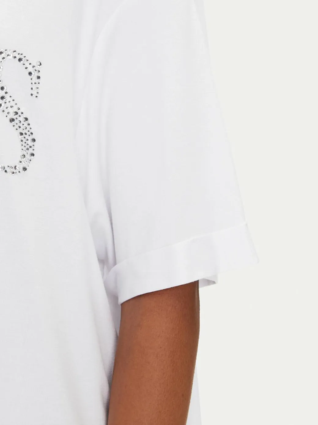 T-shirt E5GI07 K68D2 Bianco Regular Fit