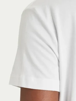 T-shirt E6GI01 K68D2 Bianco Regular Fit