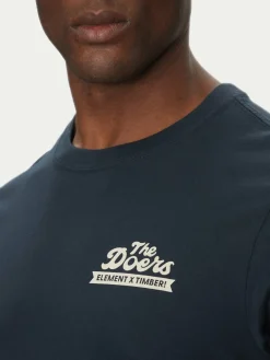 T-shirt ELYZT00520 Blu scuro Regular Fit