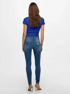 T-shirt Emma 15201206 Blu Regular Fit
