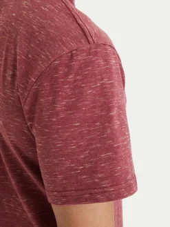 T-shirt EQYKT04416 Bordeaux Regular Fit