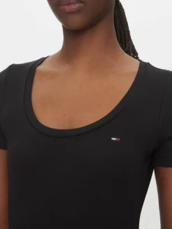 T-shirt Essential DW0DW20916 Nero Regular Fit