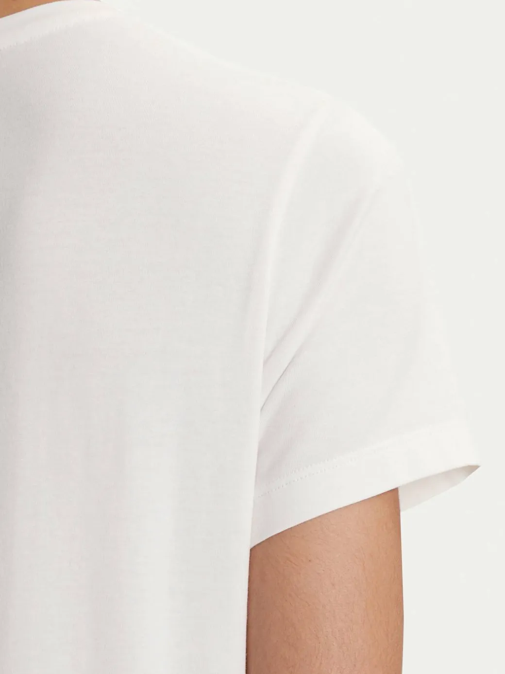 T-shirt EW000408 AF10881 U1131 Bianco Regular Fit