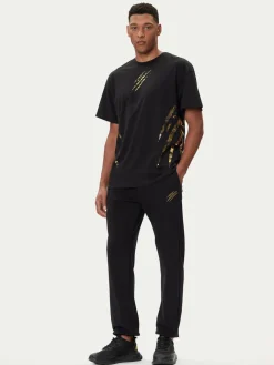T-shirt FAEC MTK8358 STE001N Nero Loose Fit
