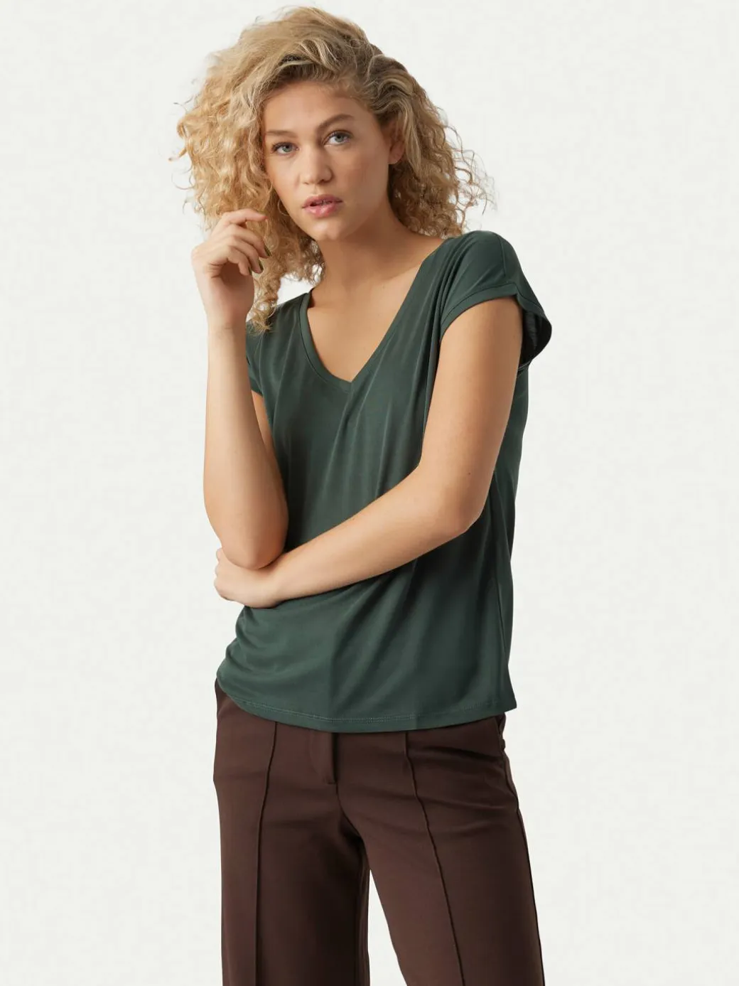 T-shirt Filli 10247666 Verde Regular Fit