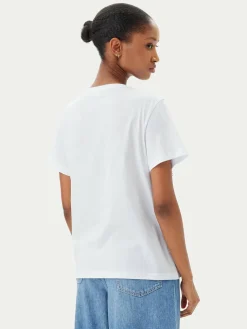 T-shirt Foglia 2515971042 Bianco Regular Fit