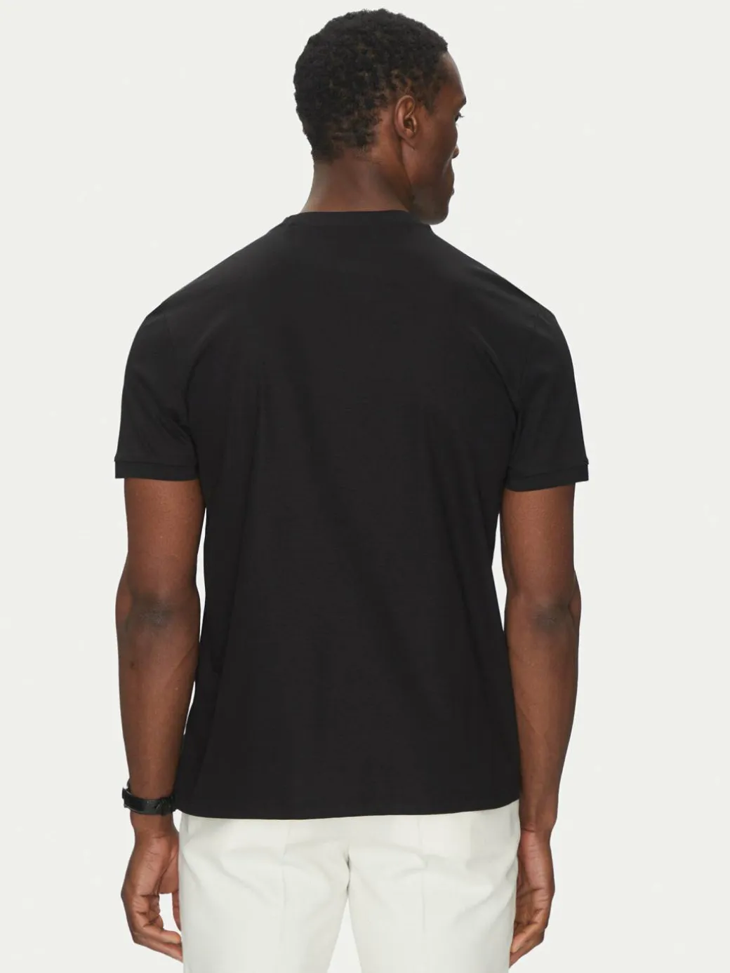 T-shirt 5GHI08 6323A Nero Regular Fit