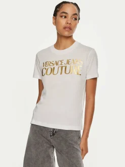 T-shirt 77HAHT01 CJ00T Bianco Regular Fit