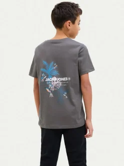 T-shirt Hawaii 12269831 Grigio Regular Fit