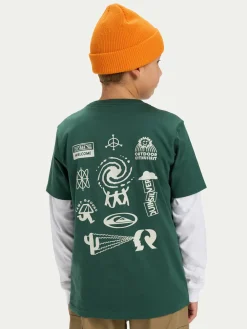 T-shirt Hw Welcome All EQBZT04913 Multicolore Regular Fit