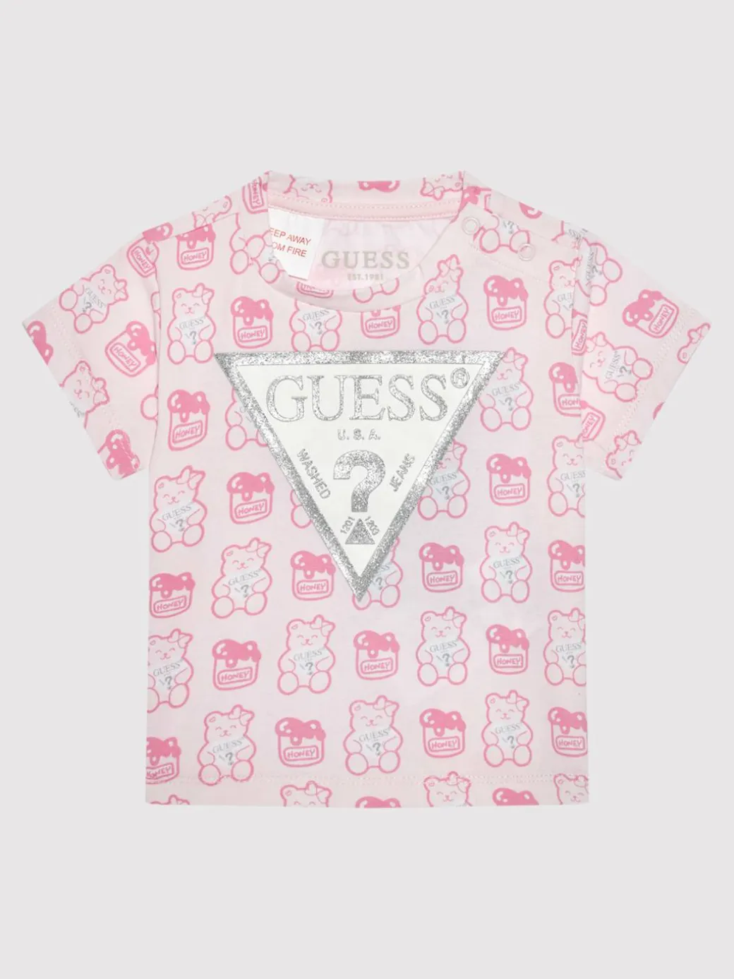 T-shirt H1YT00 K6YW1 Rosa Regular Fit