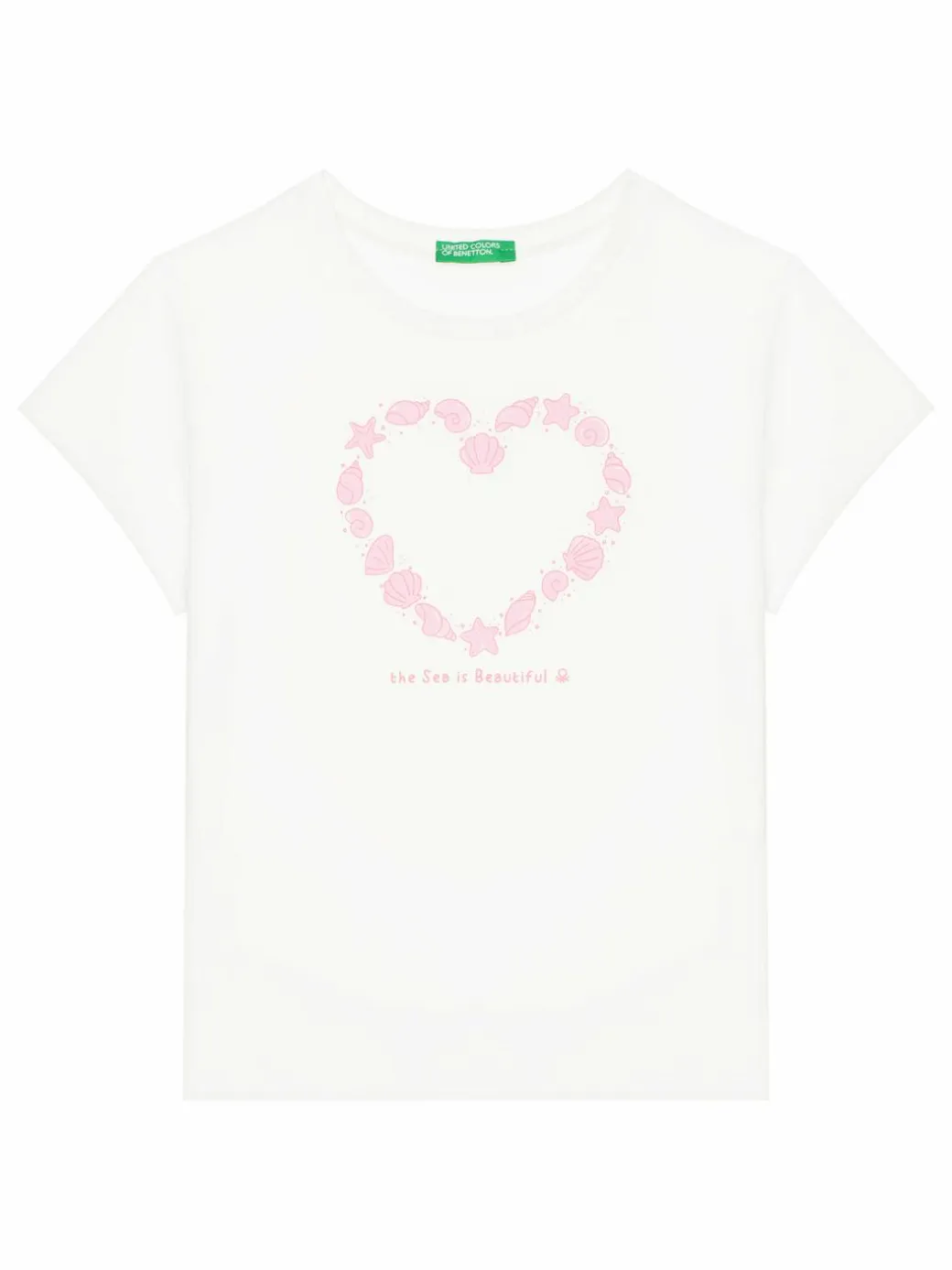 T-shirt 3JERG10J3 Bianco Regular Fit