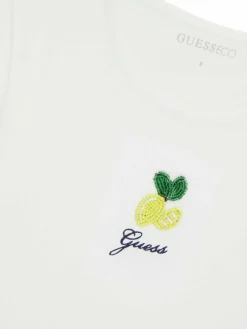 T-shirt J6GI10 K6YW4 Bianco Relaxed Fit
