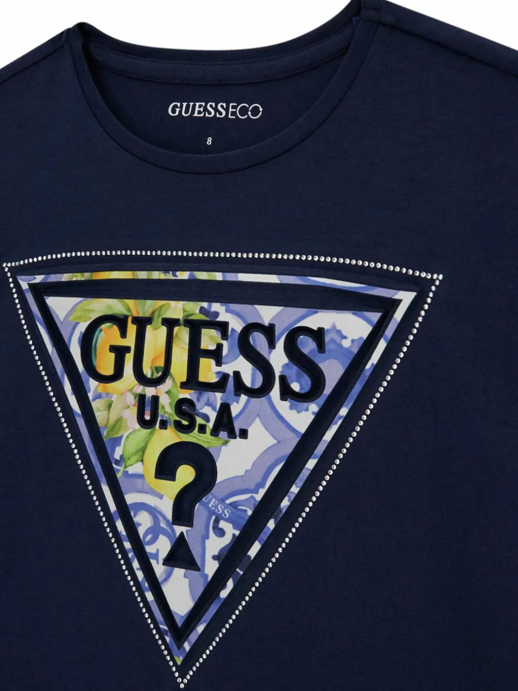 T-shirt J6GI13 K6YW4 Blu scuro Relaxed Fit