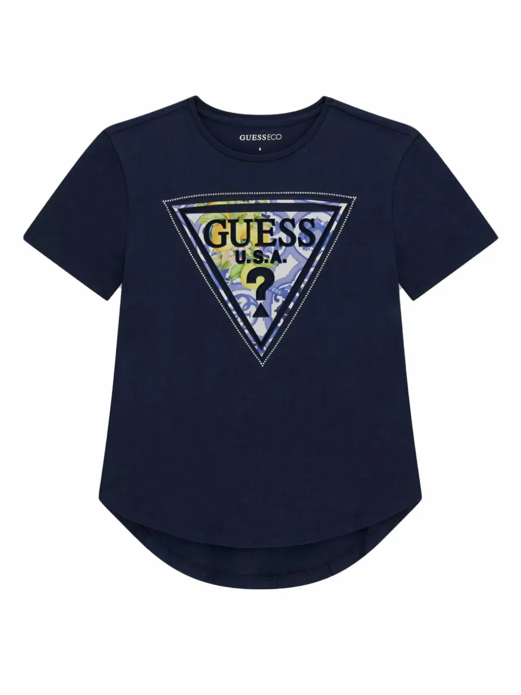 T-shirt J6GI13 K6YW4 Blu scuro Relaxed Fit