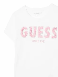 T-shirt J6RI24 K6YW4 Bianco Regular Fit