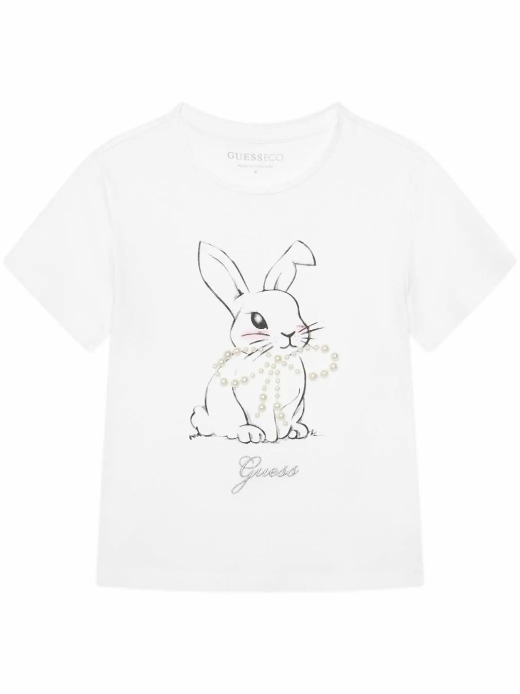 T-shirt J6RI24 K6YW4 Bianco Regular Fit