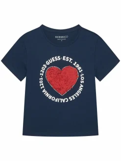 T-shirt J6RI24 K6YW4 Blu scuro Regular Fit