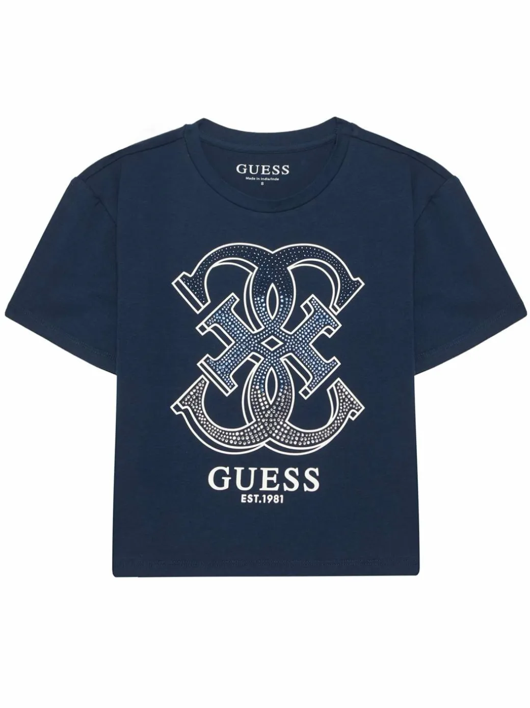 T-shirt J6RI28 K6YW4 Blu scuro Regular Fit