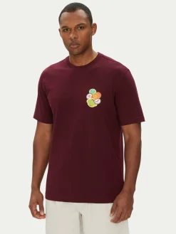 T-shirt JW2976 Bordeaux Loose Fit
