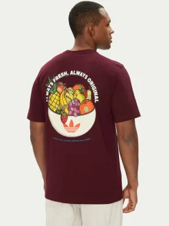 T-shirt JW2976 Bordeaux Loose Fit