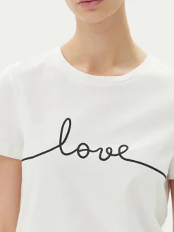 T-shirt Kami 10332587 Bianco Relaxed Fit