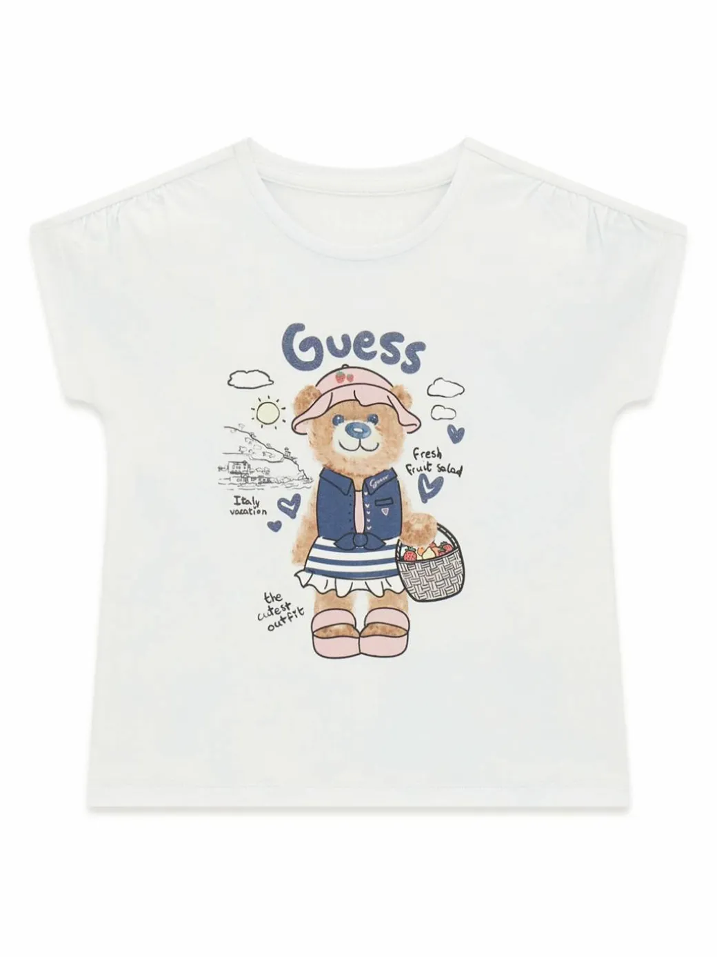 T-shirt K6GI18 K6YW4 Bianco Regular Fit