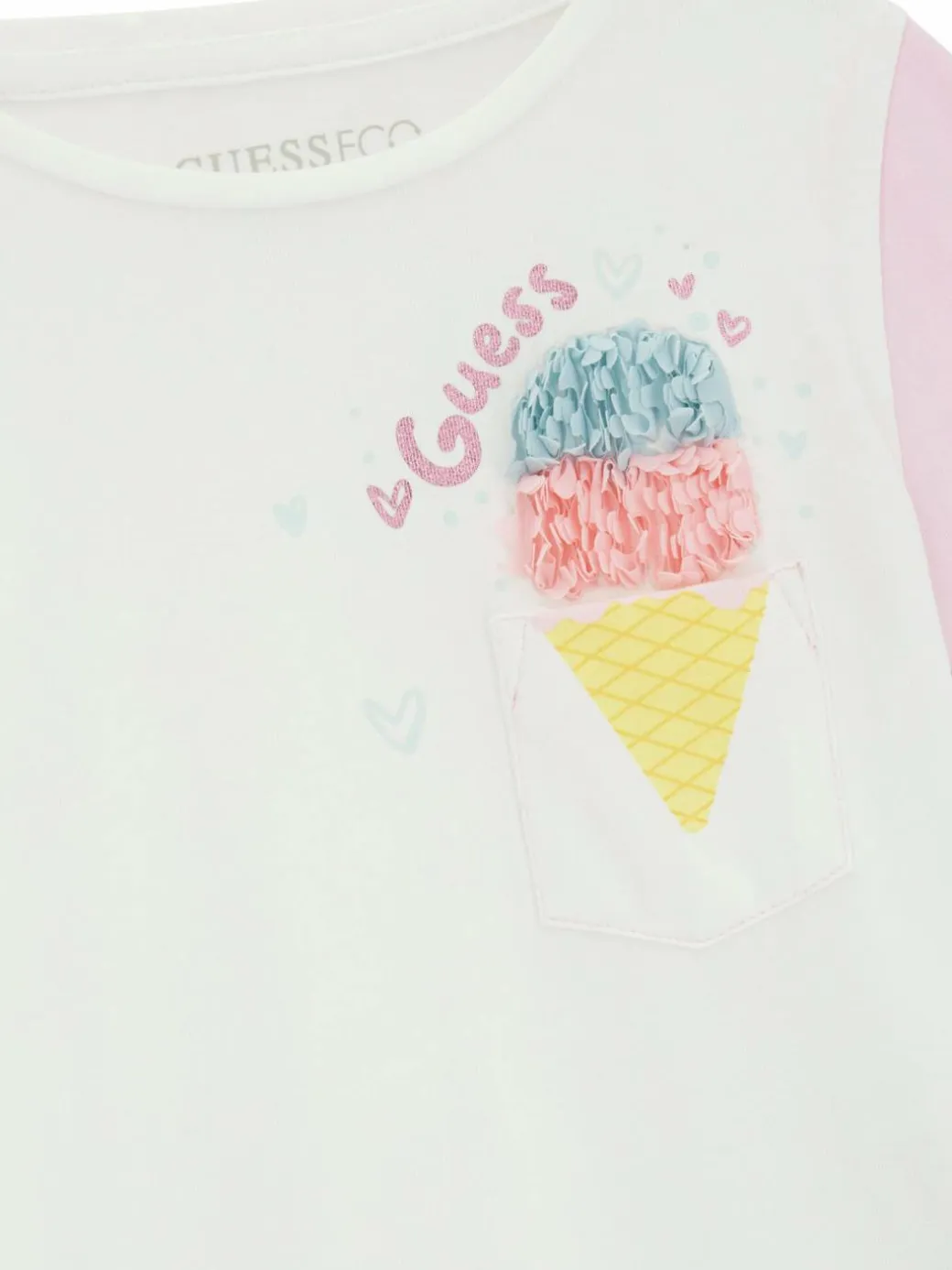T-shirt K6GI14 K6YW4 Bianco Regular Fit