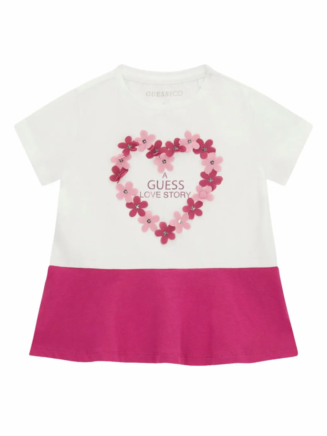 T-shirt K6GI20 K6YW4 Bianco Regular Fit