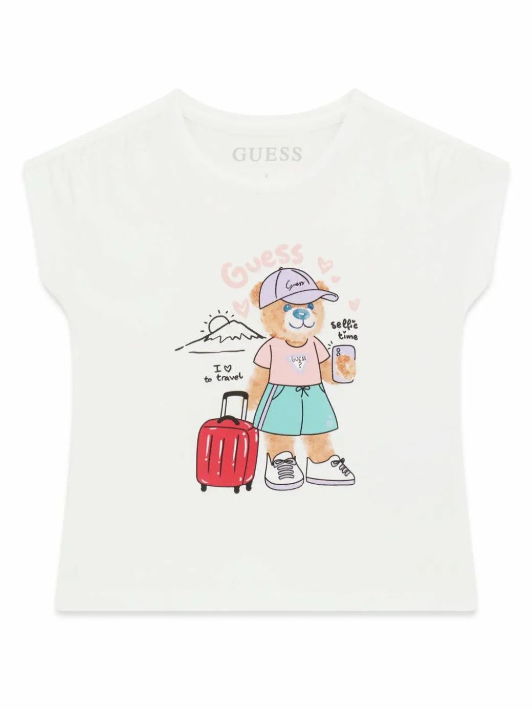 T-shirt K6GI18 K6YW4 Bianco Regular Fit
