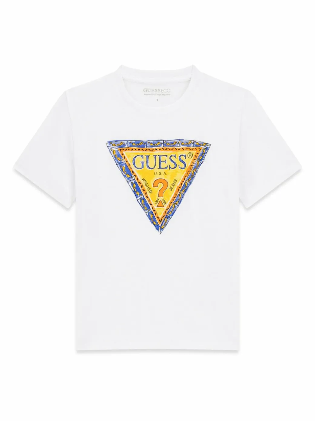 T-shirt L6GI00 K8HM4 Bianco Regular Fit