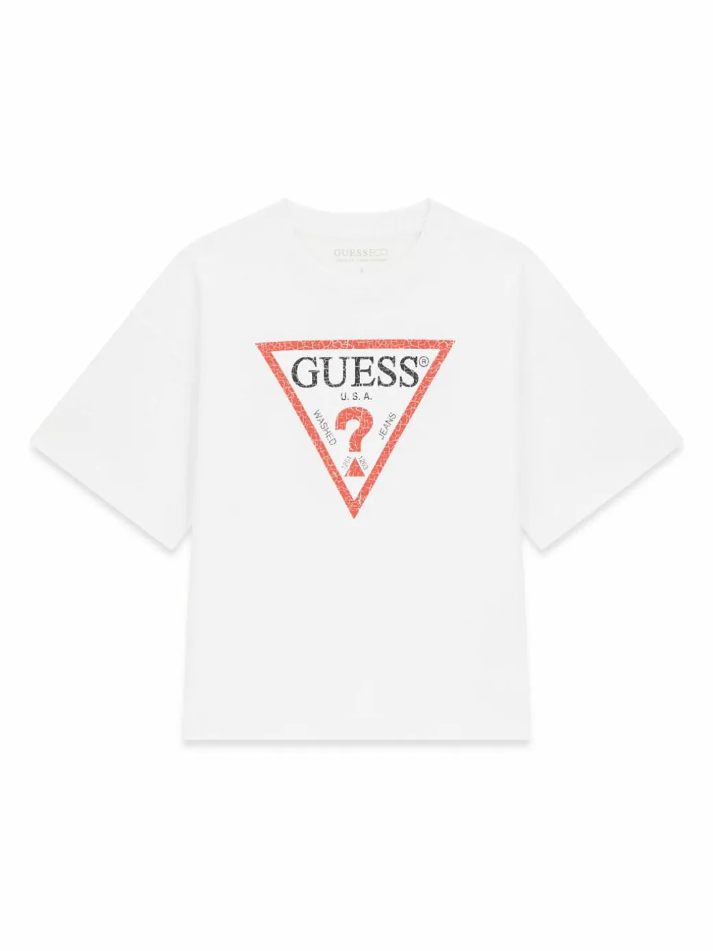 T-shirt L6GI18 K8HM4 Bianco Relaxed Fit