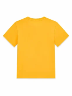 T-shirt L6GI00 K8HM4 Giallo Regular Fit