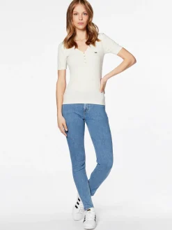 T-shirt L44KIPNQ 112333722 Écru Regular Fit