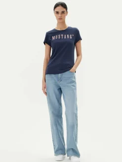 T-shirt Loa 1016146 Blu Slim Fit