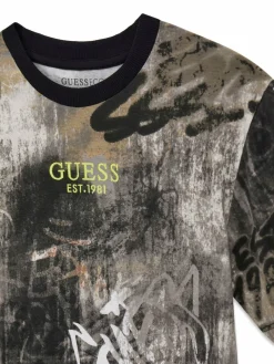T-shirt L6RI04 K8HM4 Multicolore Oversize