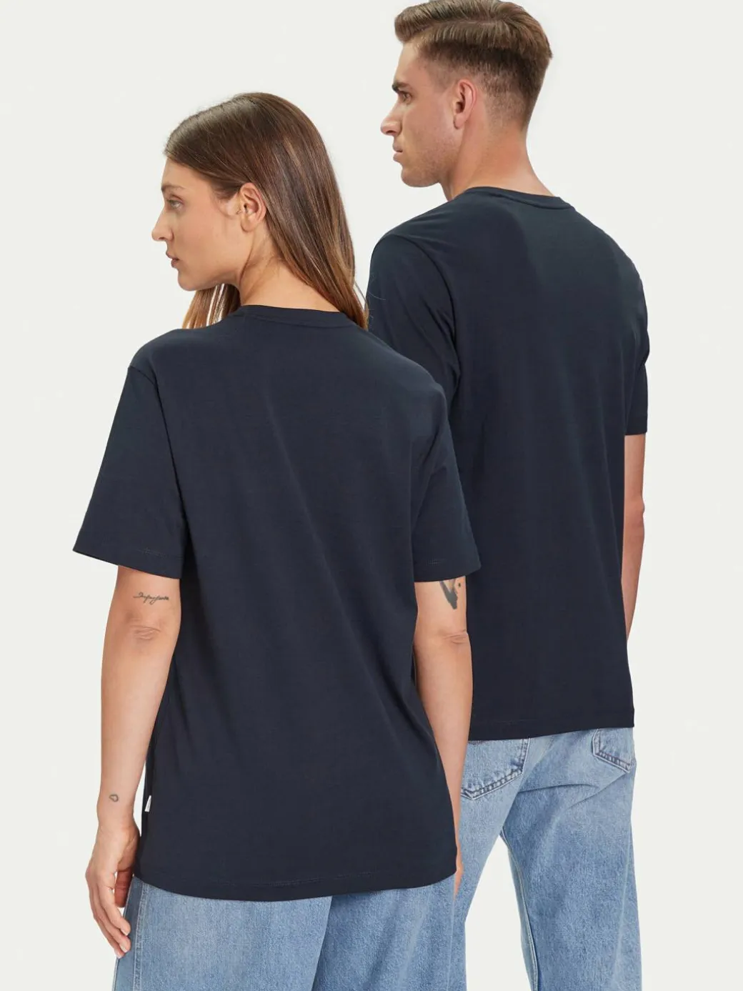 T-shirt M5BI78 K8FQ4 Blu scuro Regular Fit