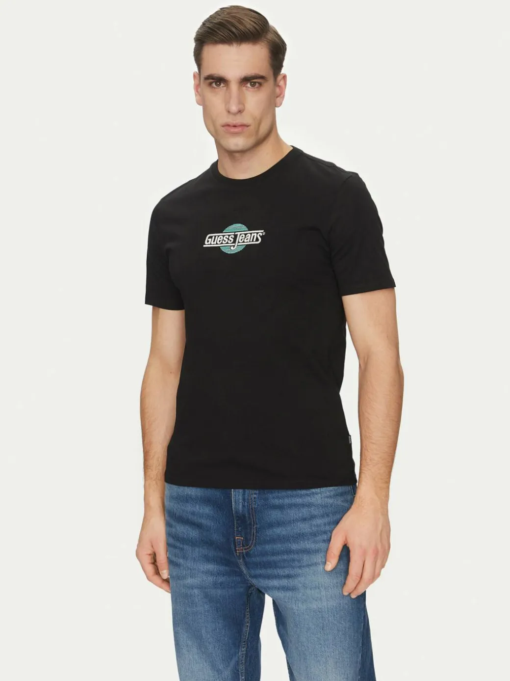 T-shirt M5GI23 K8HM0 Nero Slim Fit