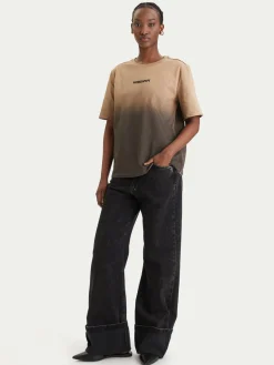 T-shirt 8M1828/J366-FG71 Marrone Relaxed Fit