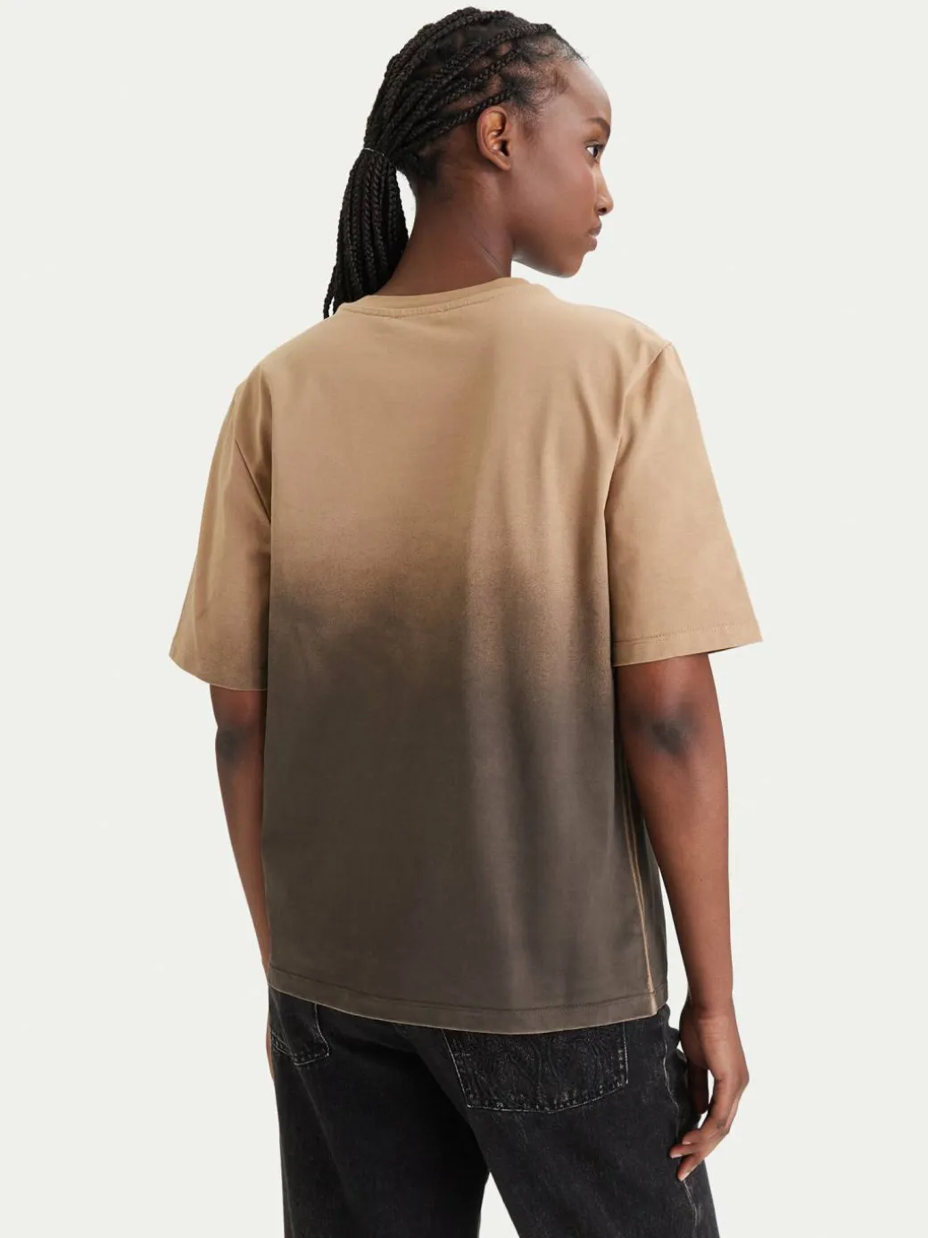 T-shirt 8M1828/J366-FG71 Marrone Relaxed Fit