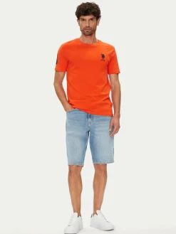 T-shirt MUP3311 Arancione Slim Fit