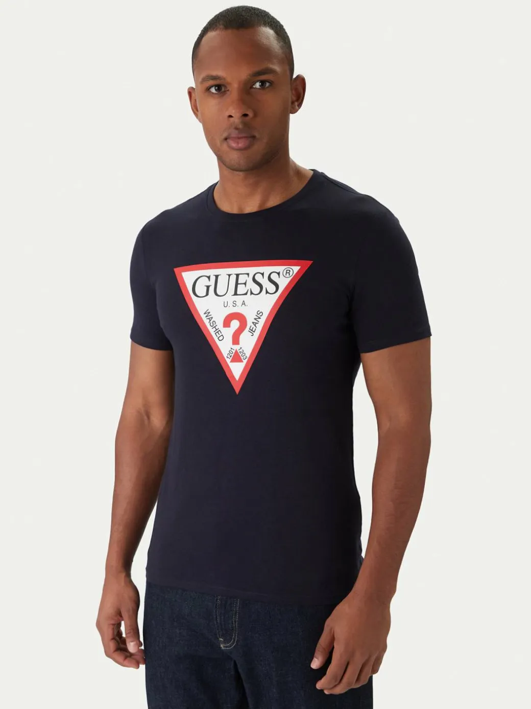 T-shirt M2YI71 I3Z14 Blu scuro Slim Fit