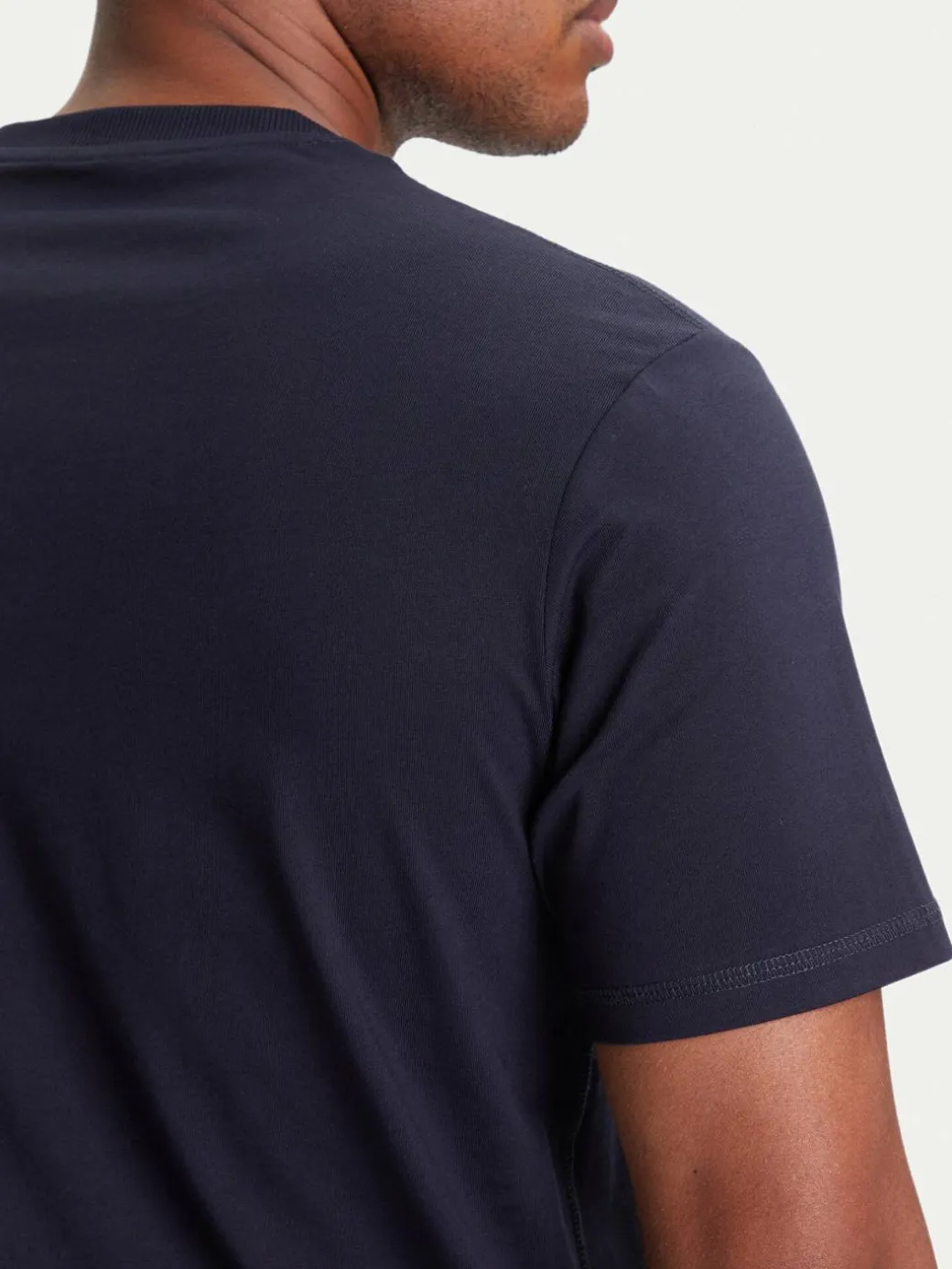 T-shirt M5YI62 K8FQ4 Blu scuro Regular Fit