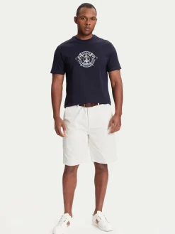 T-shirt M5YI62 K8FQ4 Blu scuro Regular Fit