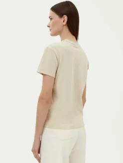 T-shirt Nano Logo K20K207519 Beige Regular Fit