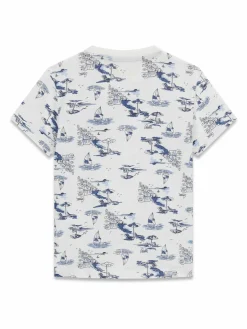 T-shirt N6GI03 K8HM4 Bianco Regular Fit