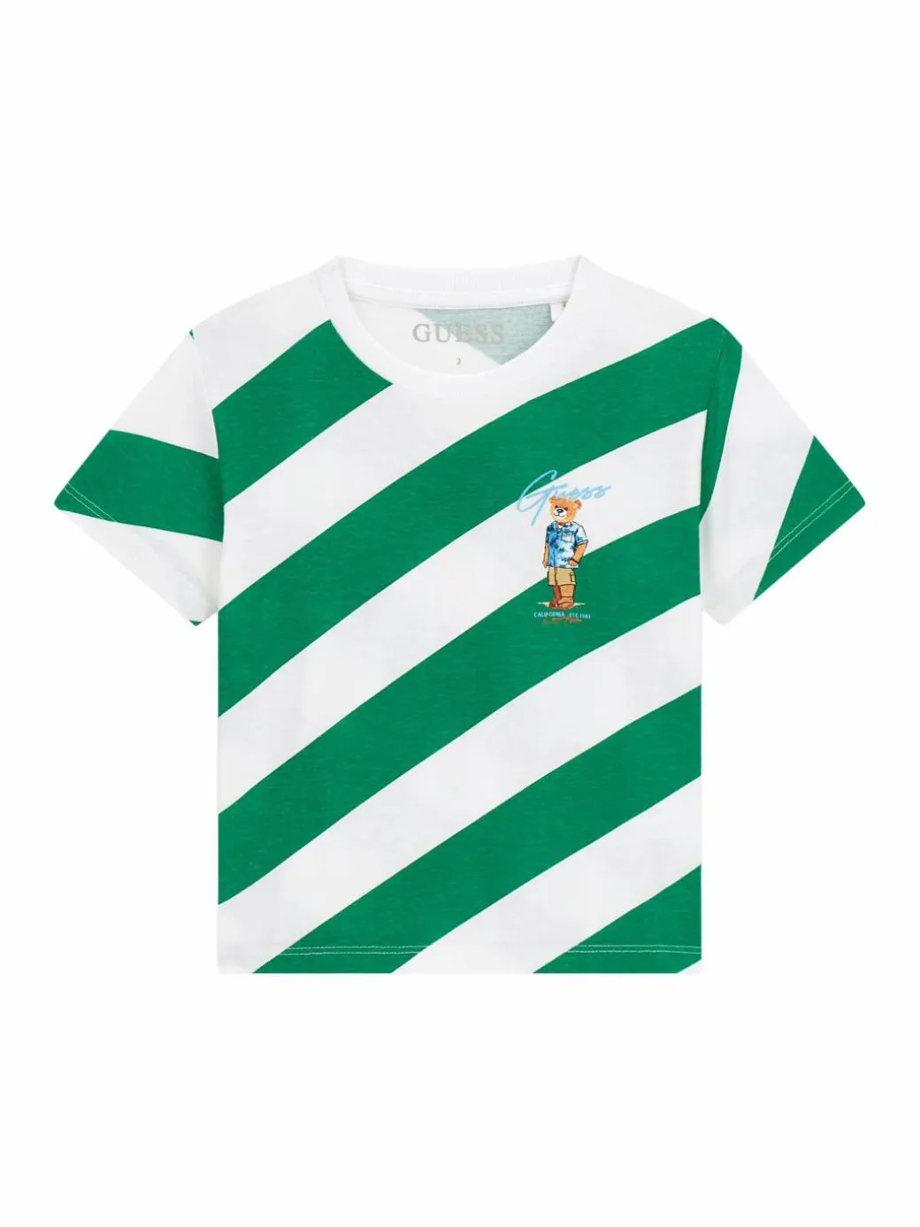 T-shirt N6GI05 K8HM4 Verde Regular Fit